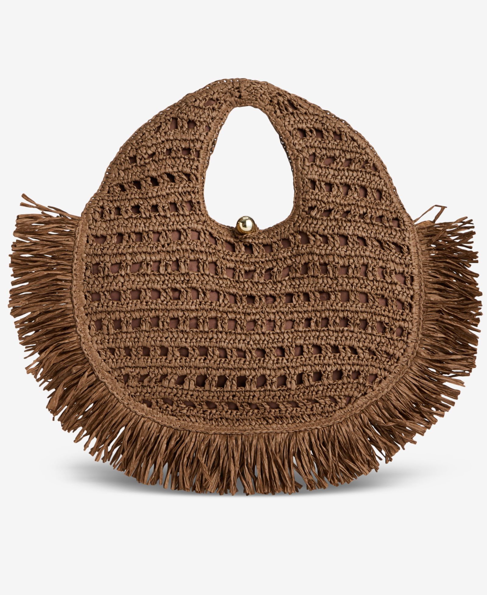 I.N.C. International Concepts Fringe Trim Straw Tote, Macy's Exclusive