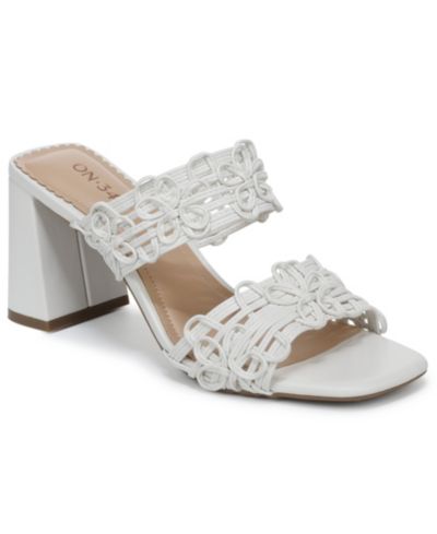 On 34th Women's Sashaa Double Band Dress Sandals, Macy's Exclusive