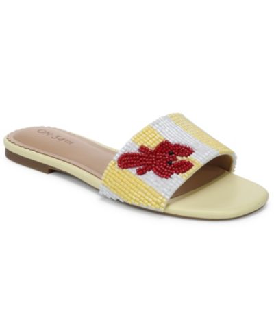 Женские On 34th Parvatii Beaded Flat Sandals