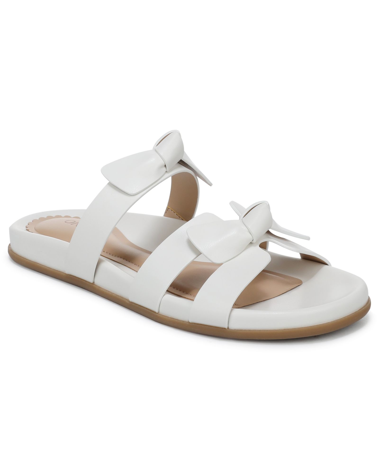 On 34th Women's Ryelee Bow Slide Flat Sandals, Macy's Exclusive