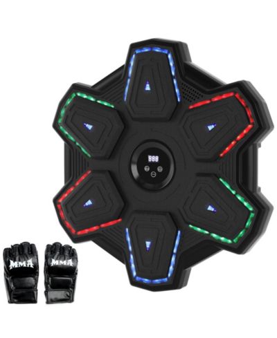 Artudatech Pro Music Boxing Machine with 9 Modes & LED Lights, Wall-Mounted Trainer for Home & Office Fitness