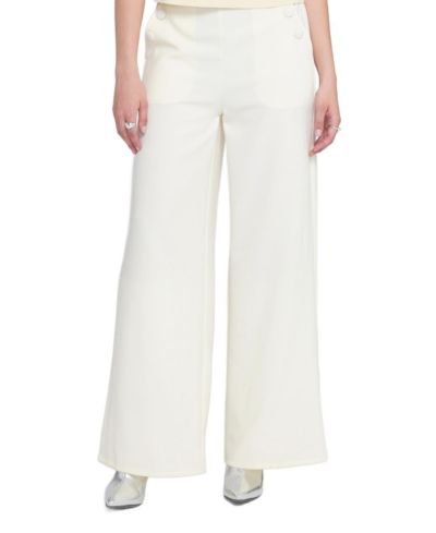 ELLE Collection Женские широкие брюки с пуговицами