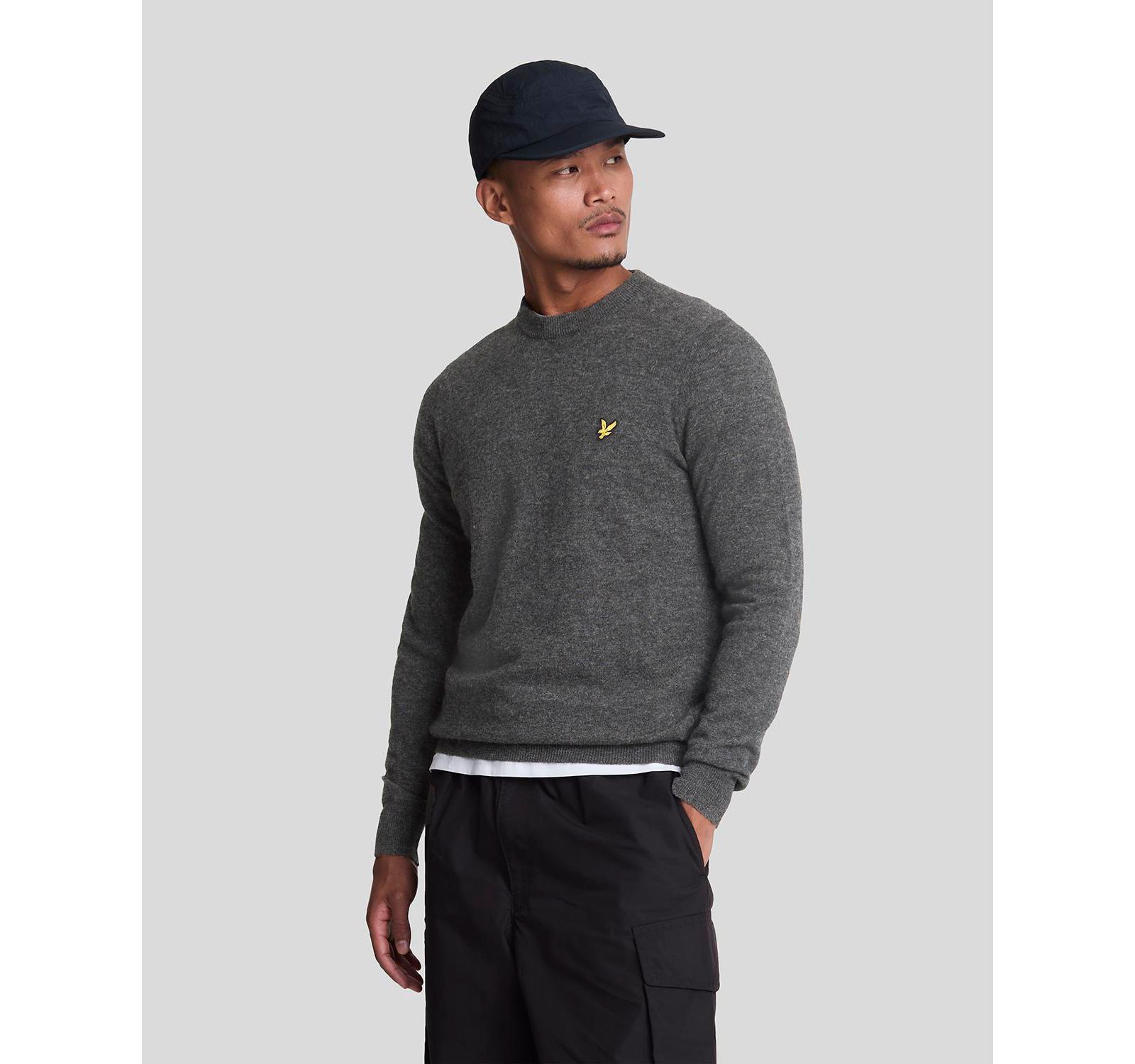 Lyle & Scott Men's Lambswool Blend Crew Neck Sweater