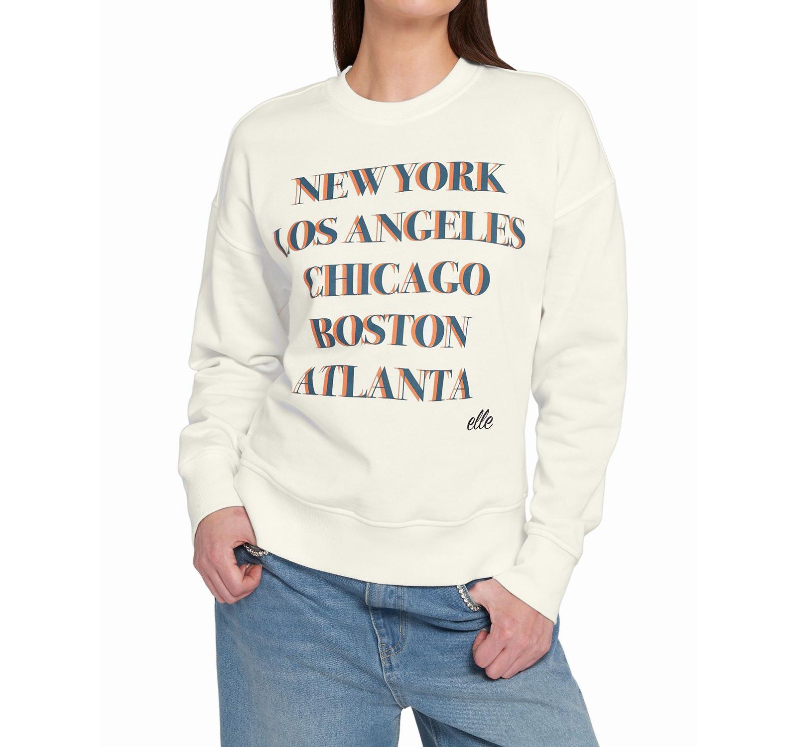 ELLE Collection Women's Graphic Sweatshirt