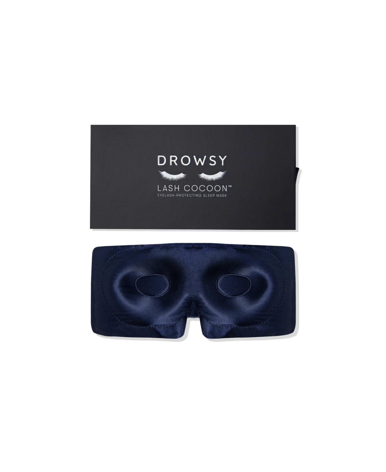Drowsy Eyelash Protecting Silk Eye Mask