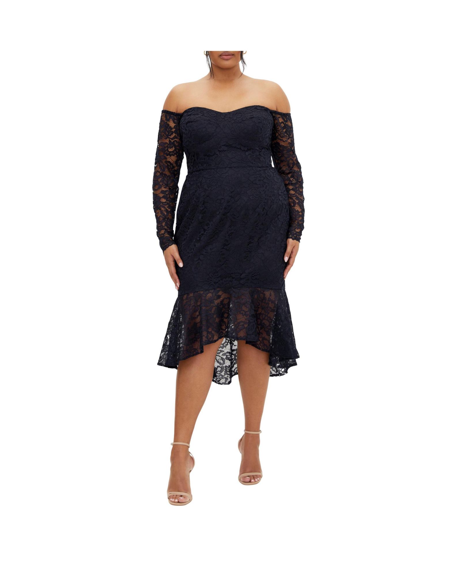 CITY CHIC Plus Size Athena Lace Dress