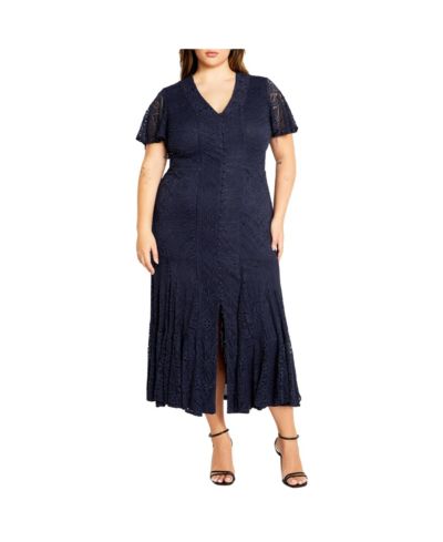 Платье CITY CHIC Plus Size кружевное Christa