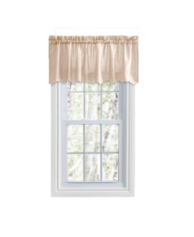 Ellis Curtain Portland Crushed Taffeta Rod Pocket Valance.