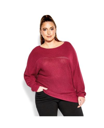 CITY CHIC Plus Size Romance Sweater