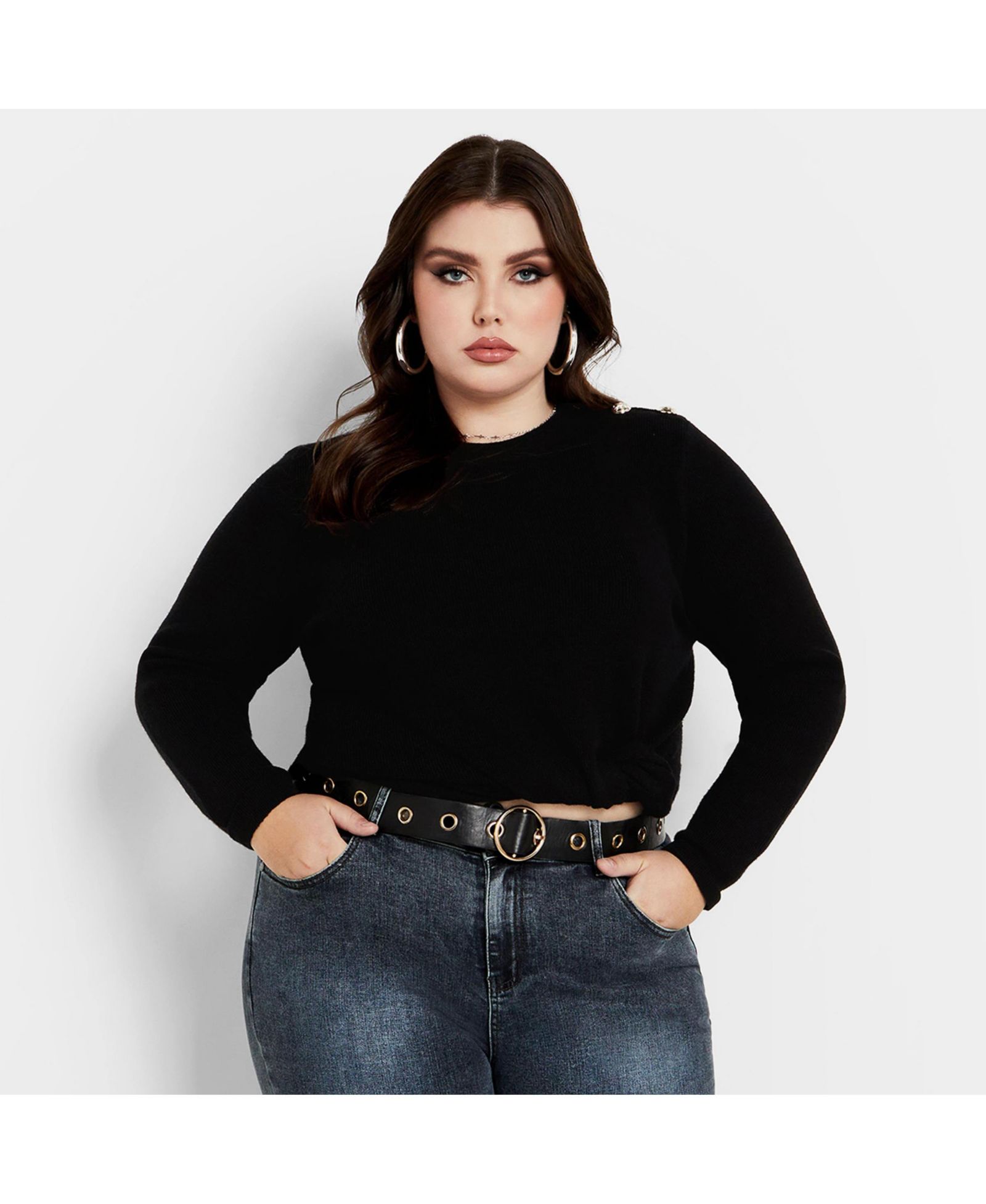 CITY CHIC Plus Size Royal Sweater