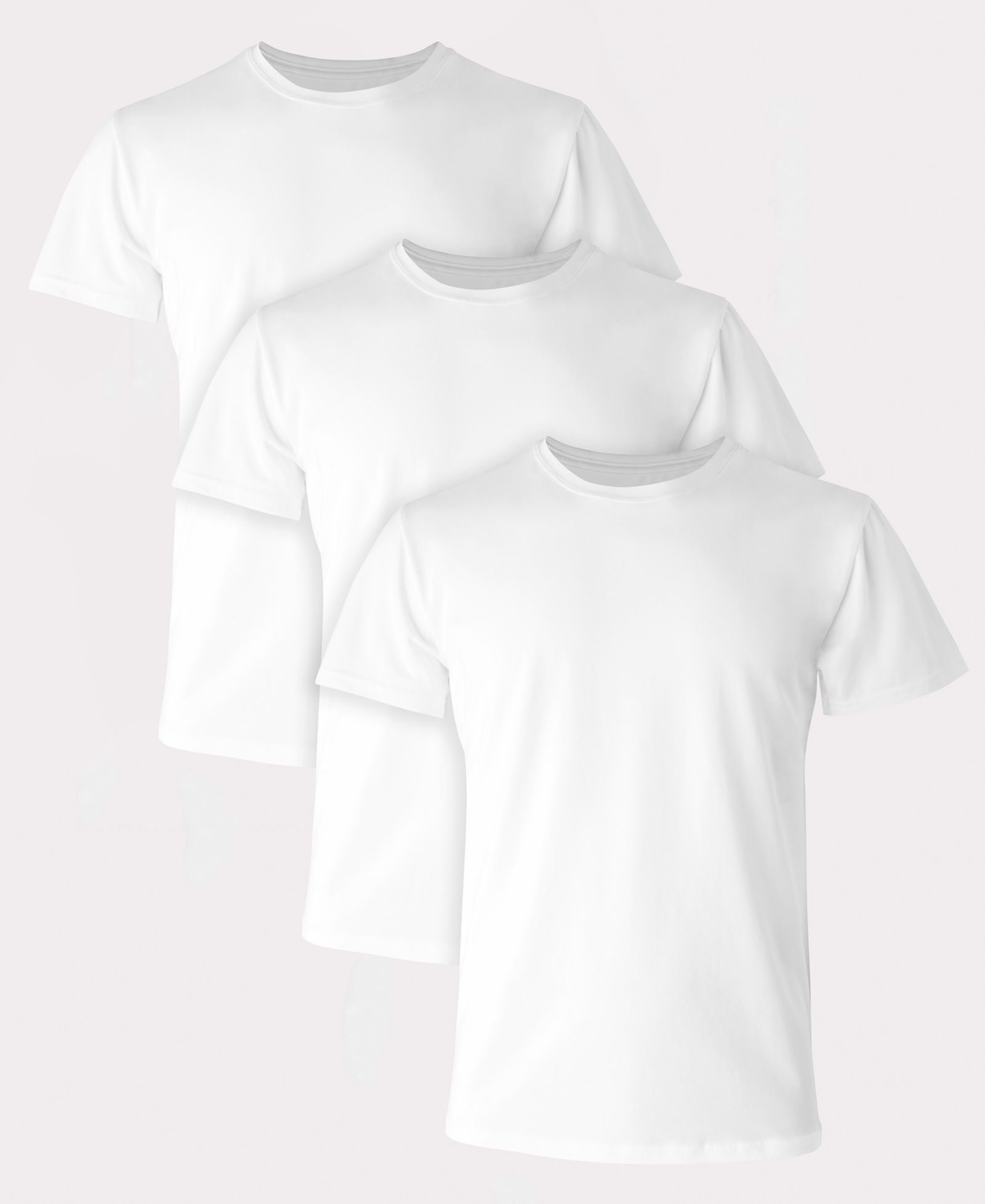 Hanes Men's Ultimate Crewneck Comfort Fit Undershirt, 3-Pack
