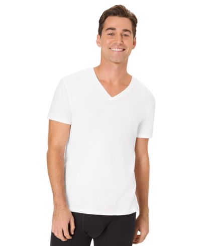 Мужская футболка Hanes Ultimate Comfort Fit V-Neck