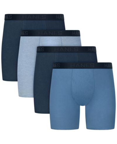Мужские боксеры-брифы Hanes Ultimate Solid, 4-Pack