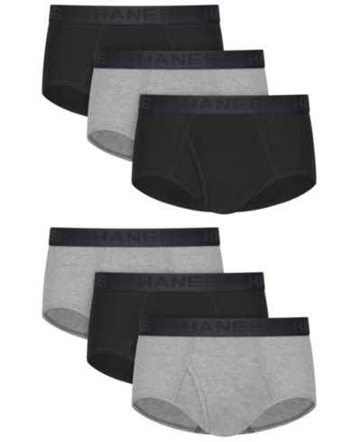Hanes Мужское нижнее белье Ultimate Dyed Briefs, 6 шт