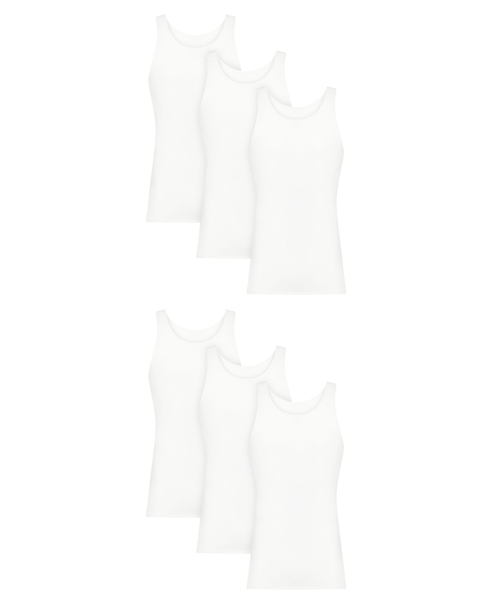 Мужская майка Hanes Ultimate Comfort Fit 6-Pack