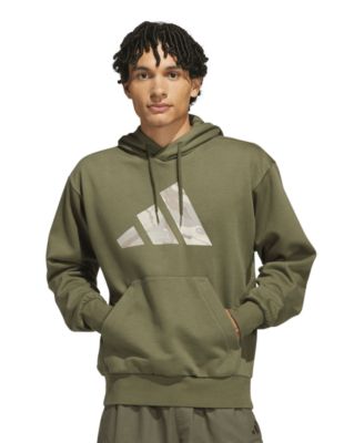 Мужское флисовое худи adidas Camo Big Logo