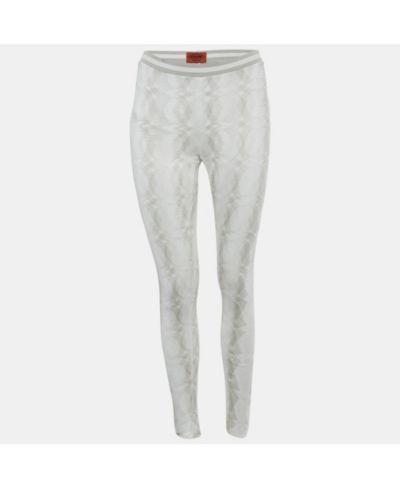 Pre-Owned Missoni Женские трикотажные леггинсы с узором