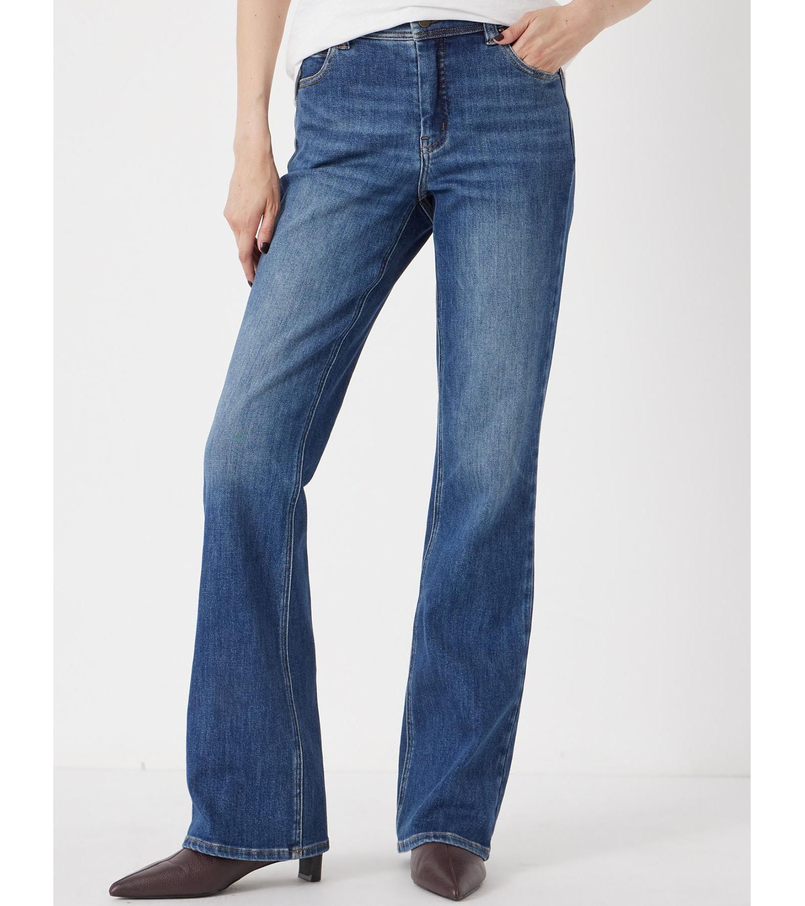 Hush Women's Eliana Mid Rise Bootcut Jeans