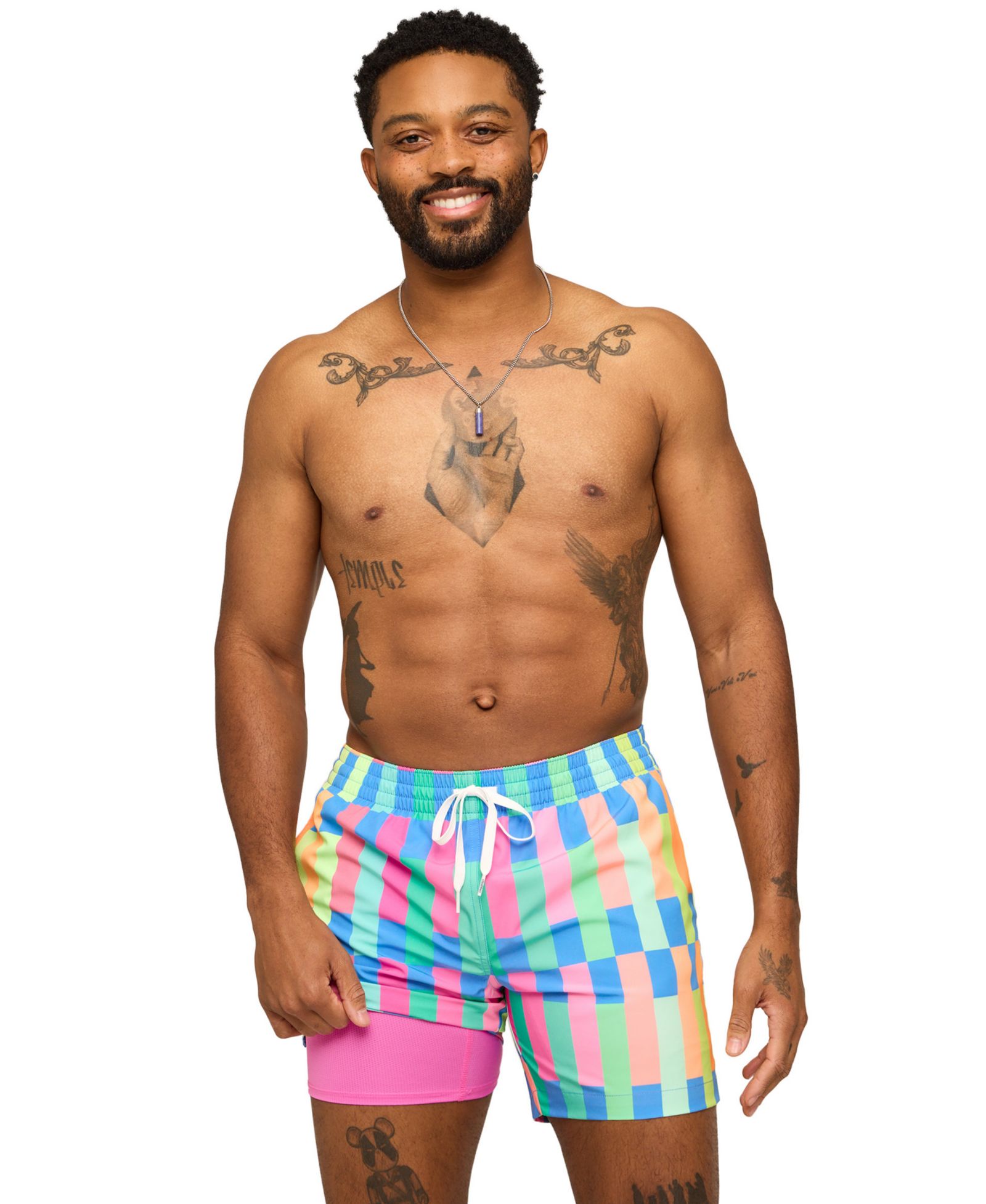 Мужские плавки для плавания Chubbies The Technicolor Stitches Classic 5.5"