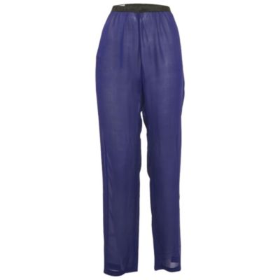 Женские шелковые брюки Pre-Owned Dries Van Noten Silk Sheer Trousers