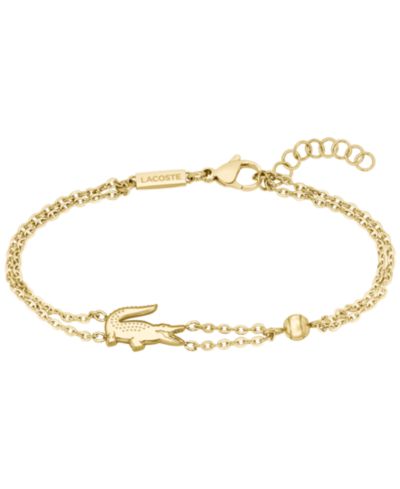 Женский браслет Lacoste Crocodile Double Chain