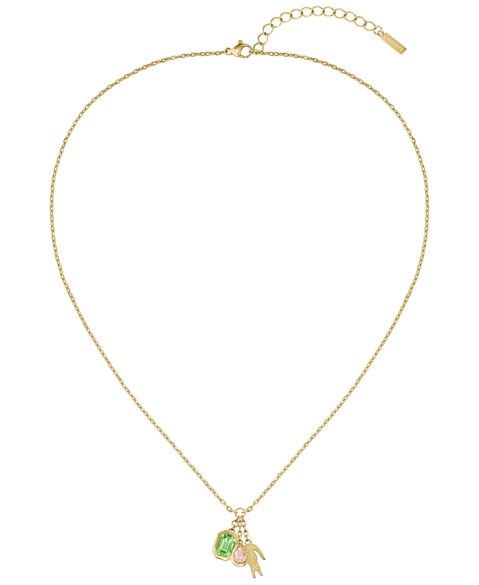 Lacoste Deva Gold-Plated Stainless Steel Necklace