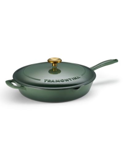 Tramontina Bestow Enameled Cast Iron 12" Skillet with Lid