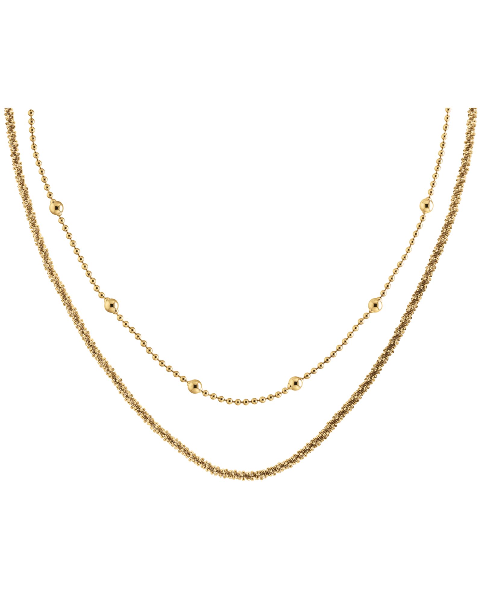 Набор ожерелье Calvin Klein Layered Chain Ball Gift Set