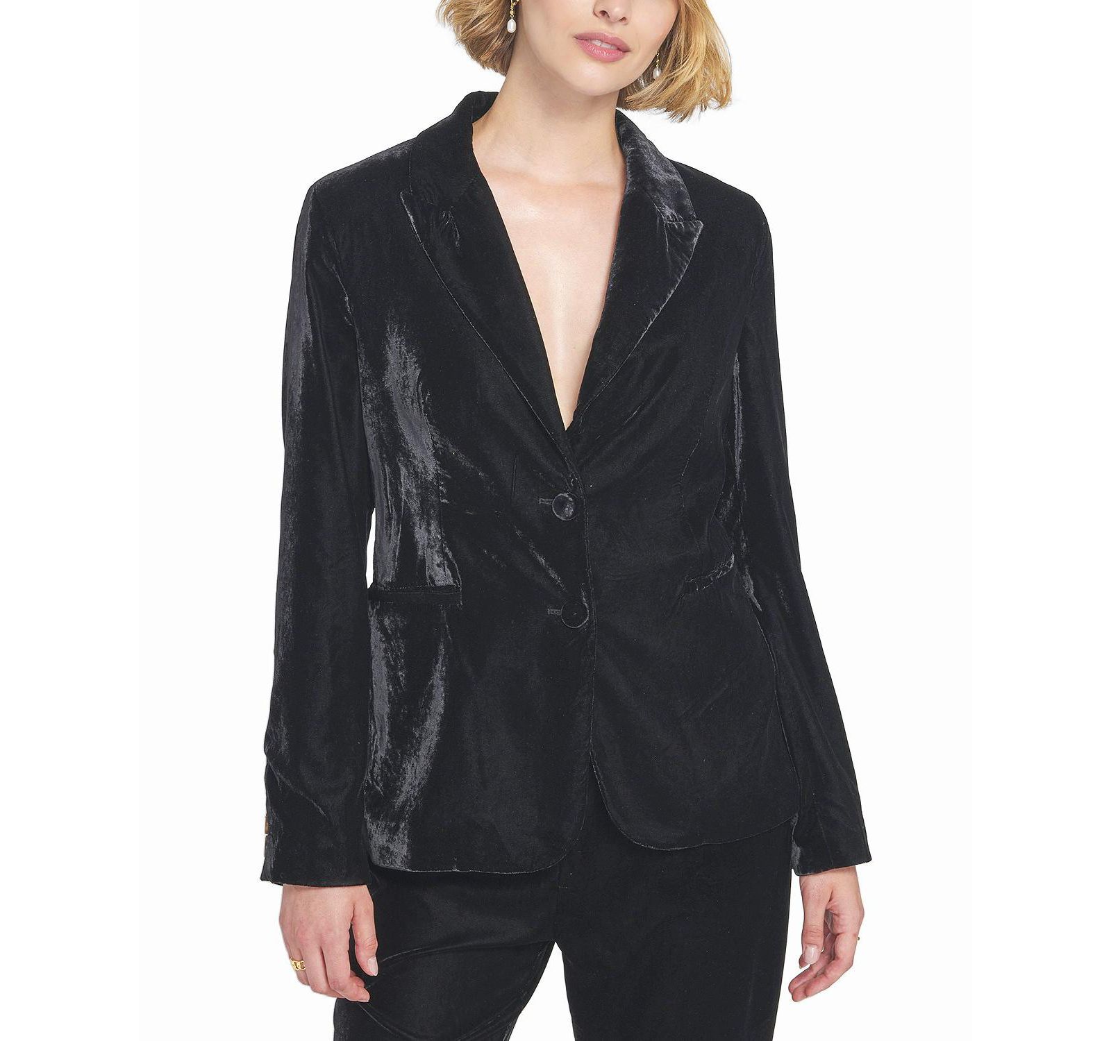 ELLE Collection Women's Velvet Blazer