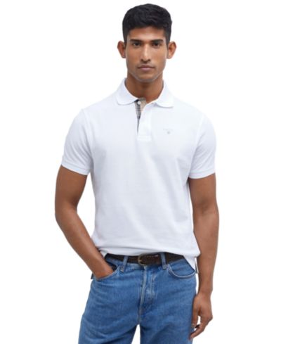 Мужская рубашка-поло Barbour Men's Tartan Pique Short-Sleeve