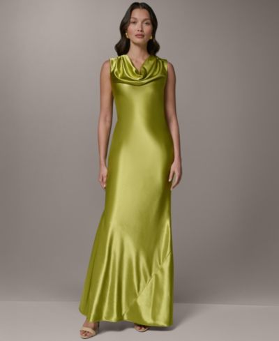 Donna Karan New York Women's Cowl Neck Ball Gown