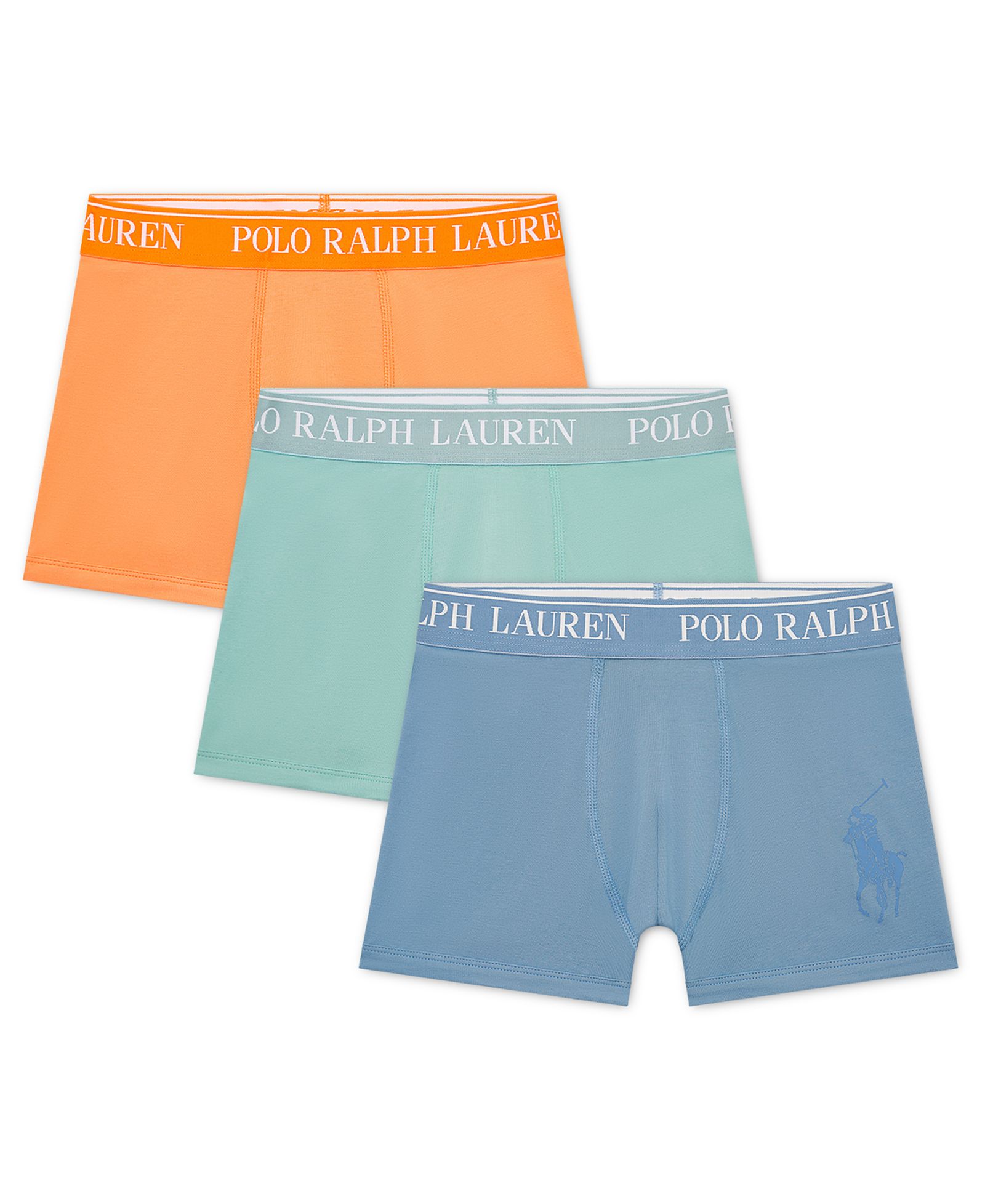 Polo Ralph Lauren Boys' 8-20 Logo Boxer Briefs, 3-Pack