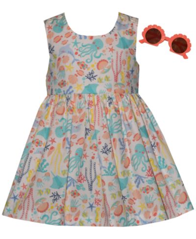Bonnie Baby Baby Girls' Sleeveless Dress and Sunglass