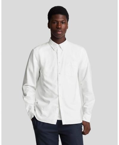 Мужская рубашка Lyle & Scott Tonal Eagle Plain Oxford