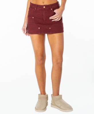 Roxy Women's Reel Life Mini Carpenter Denim Skirt