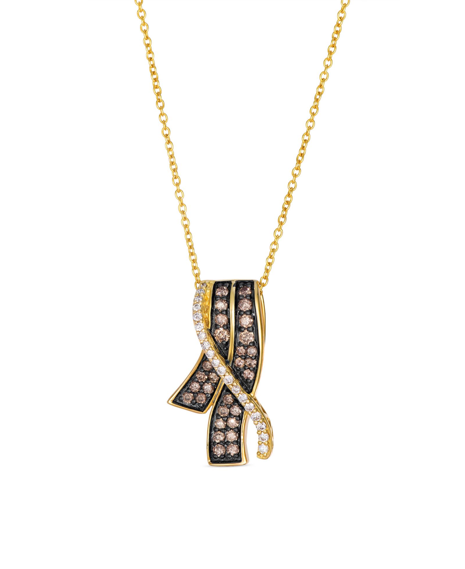 Ожерелье Le Vian Chocolate & Vanilla Diamond в 14k Honey Gold (0.44 ct. t.w.)