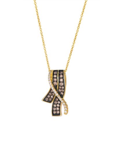 Ожерелье Le Vian Chocolate & Vanilla Diamond в 14k Honey Gold (0.44 ct. t.w.)