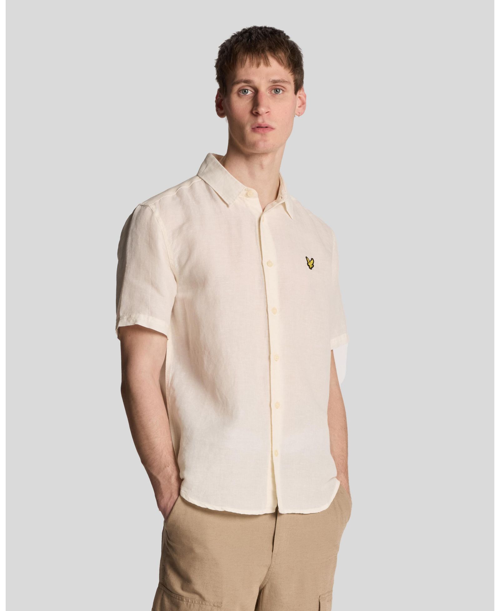 Рубашка Lyle & Scott Men's Hemp Short Sleeve