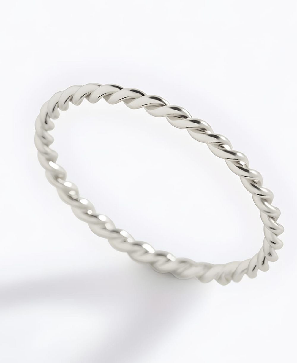 Кольцо Mint & Lily Gold Plated Braided