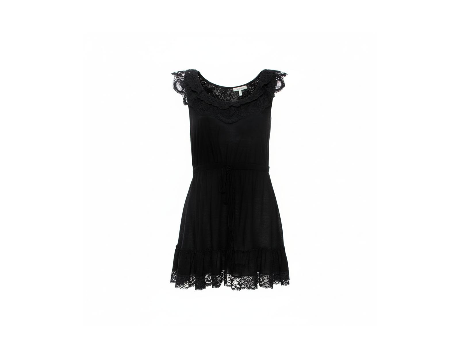 Мини-платье Dolce & Gabbana Women's Knit Lace Trim Detail, б/у