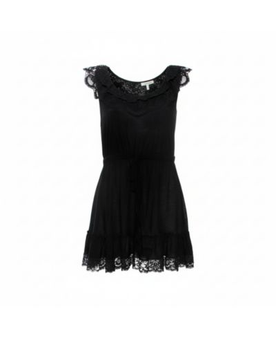 Мини-платье Dolce & Gabbana Women's Knit Lace Trim Detail, б/у