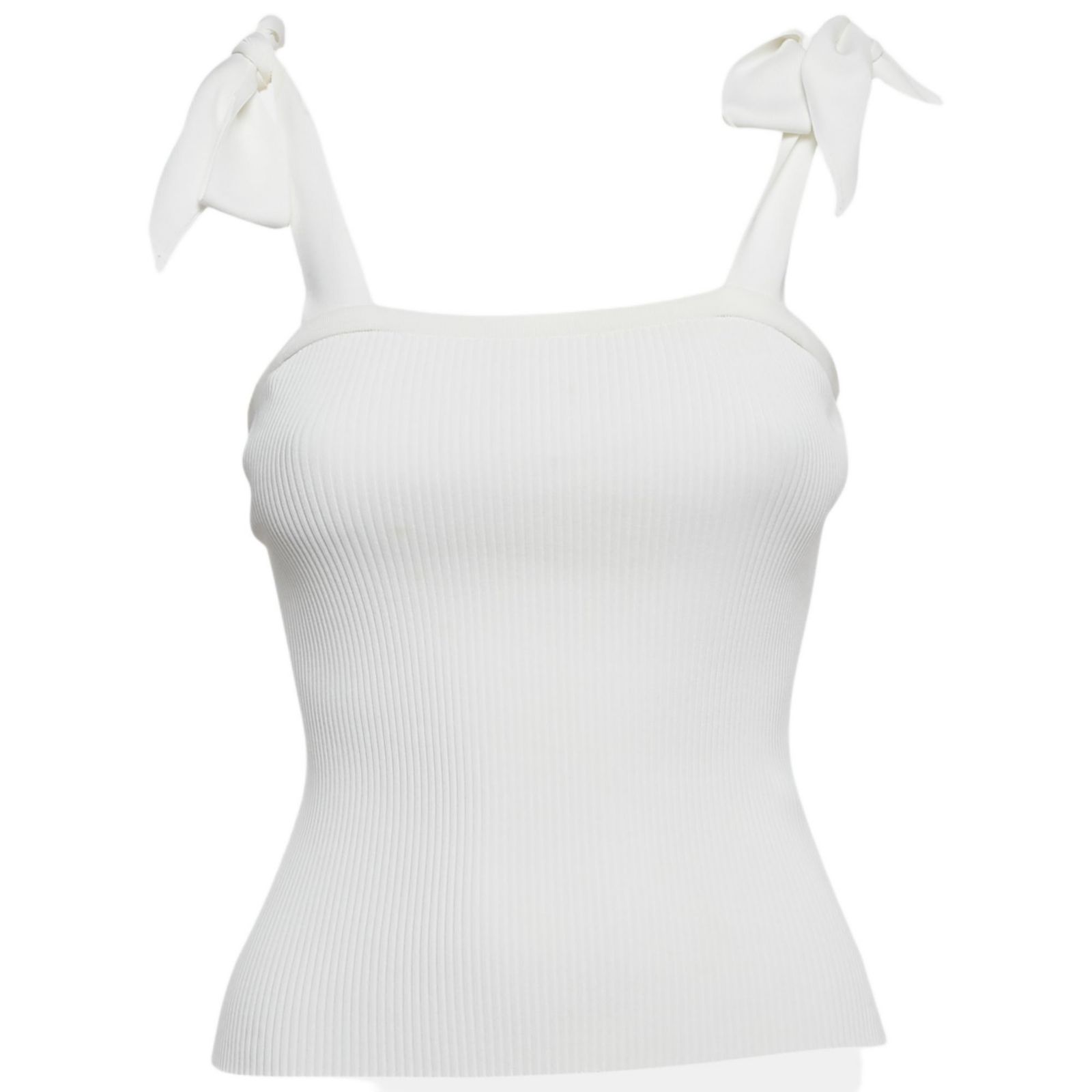 Женский топ Zimmermann White Rib Knit без рукавов, б/у