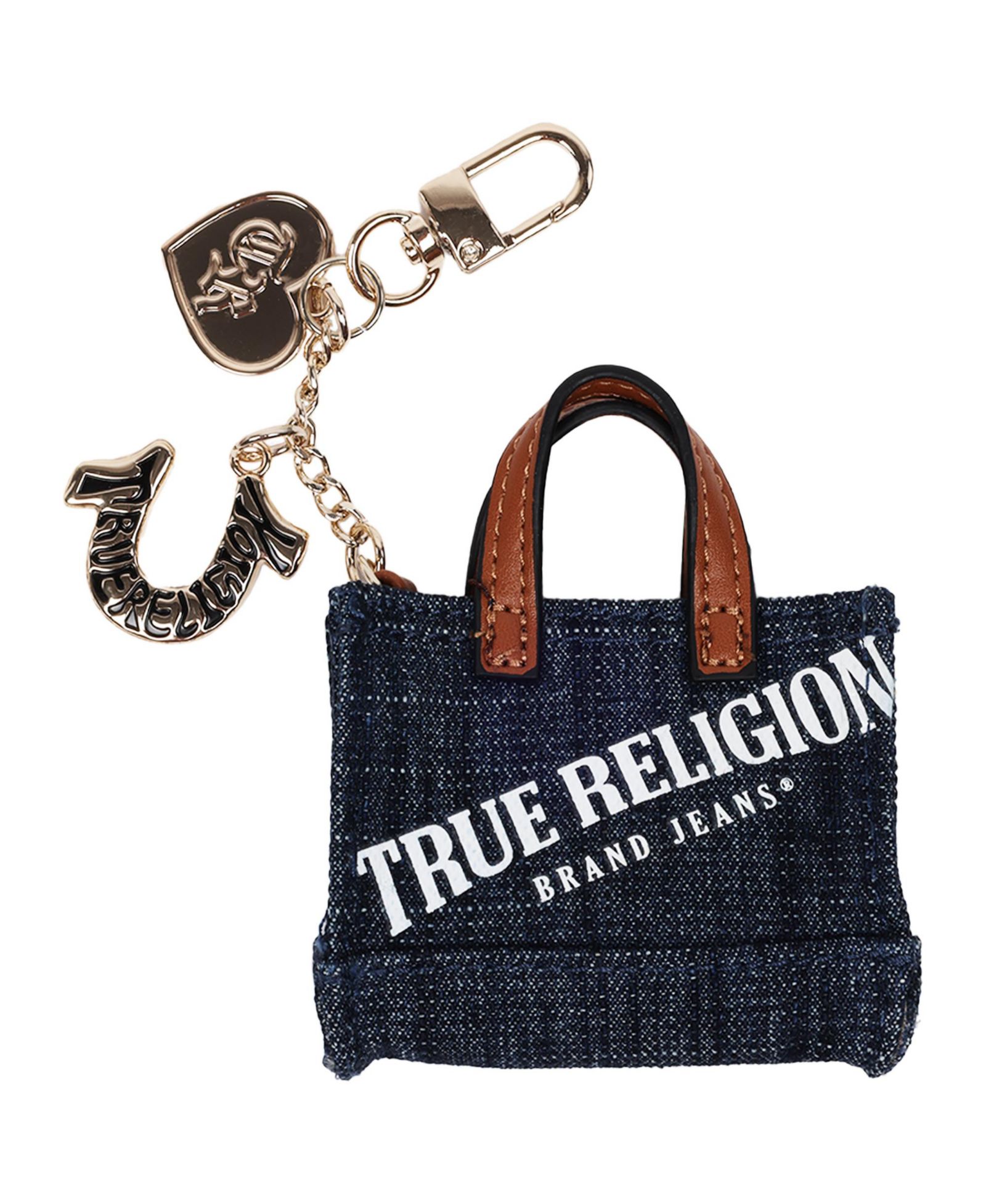 Брелок-сумка True Religion Mini Denim из денима