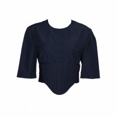 Женский корсетный топ Stella Mccartney из смеси льна (Pre-Owned)
