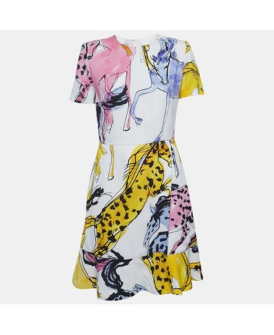 Stella Mccartney Женское мини-платье Printed Crepe
