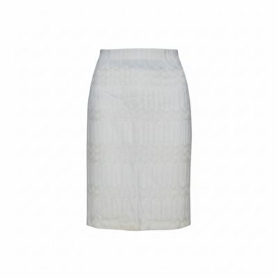 Pre-Owned Missoni Women's Cream Lace Mini Skirt