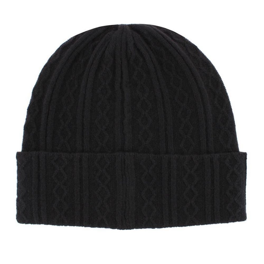 TRAFALGAR Men's The Windsor Merino Wool Cable Knit Beanie