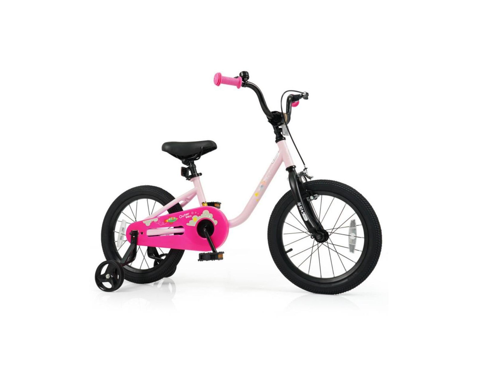 Детский велосипед HONGGE 16 Inch с дополнительными колесами для детей 3–7 лет
