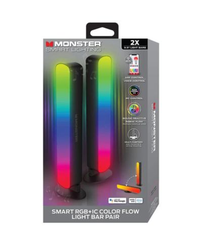 Умный световой бафф Monster RGB+IC Color Flow, 2 шт