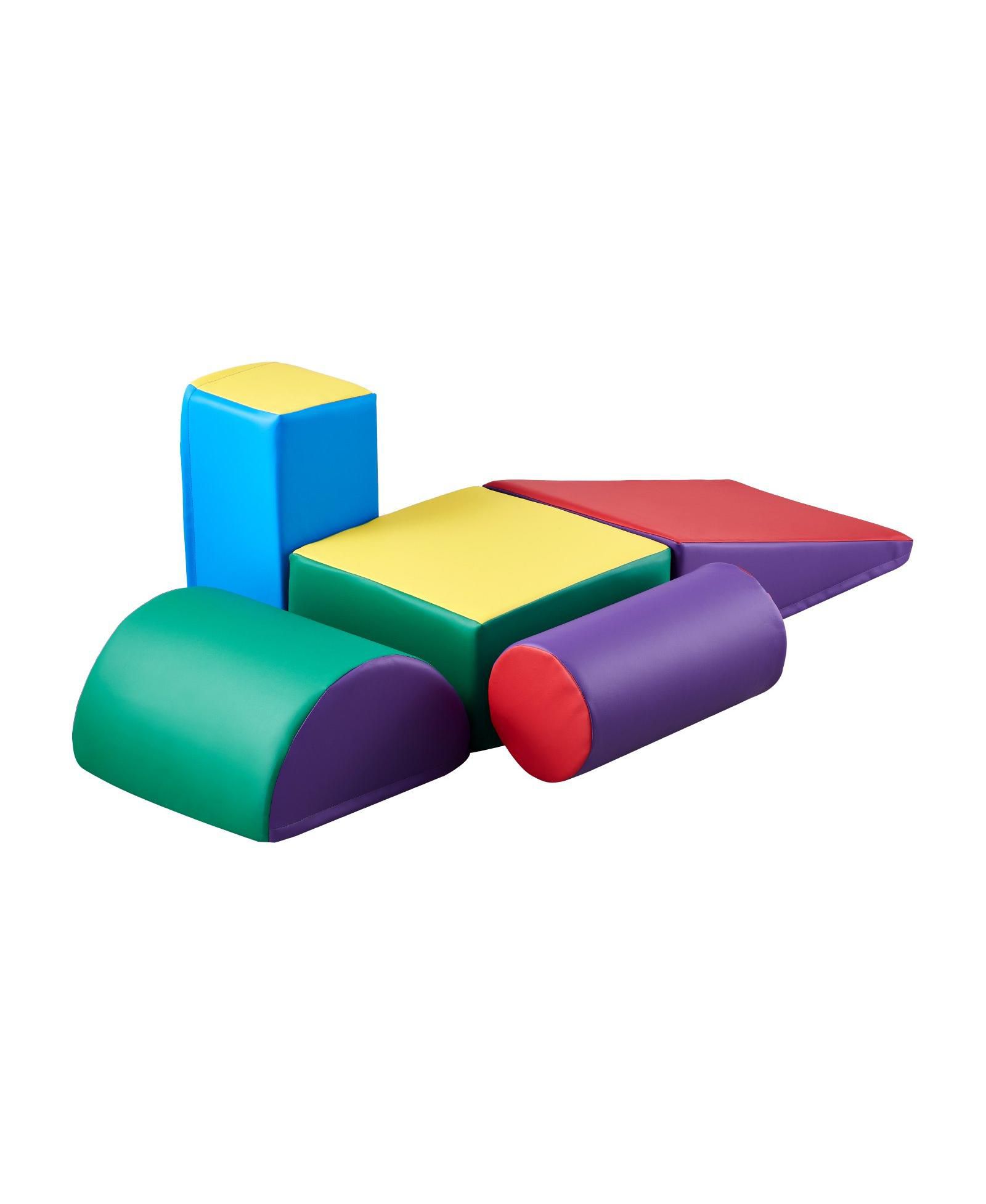 Hongge Soft-Play Foam Climbing Blocks, 5-Piece Set